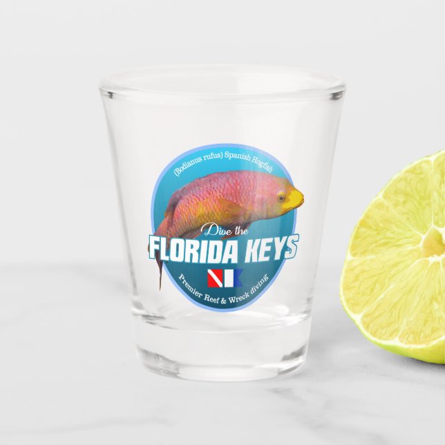 Florida Keys (DD2) Shot Glass (Front)