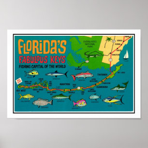 Florida Keys Fish Print