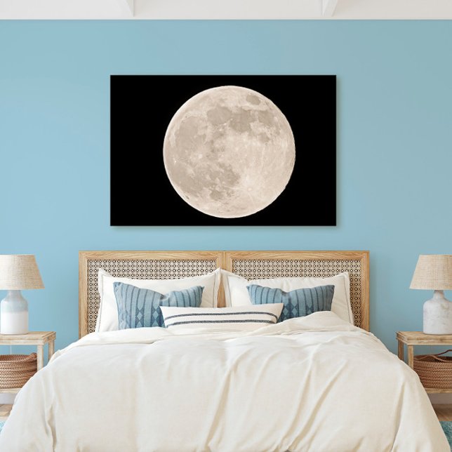 Florida Keys Full Moon Night Sky Canvas Print (Creator Uploaded)
