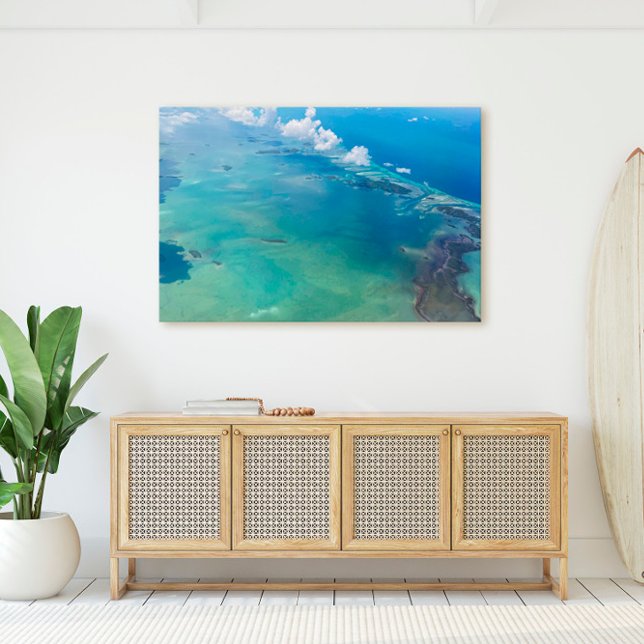Florida Keys Islands From The Sky Florida Canvas Print (Creator Uploaded)
