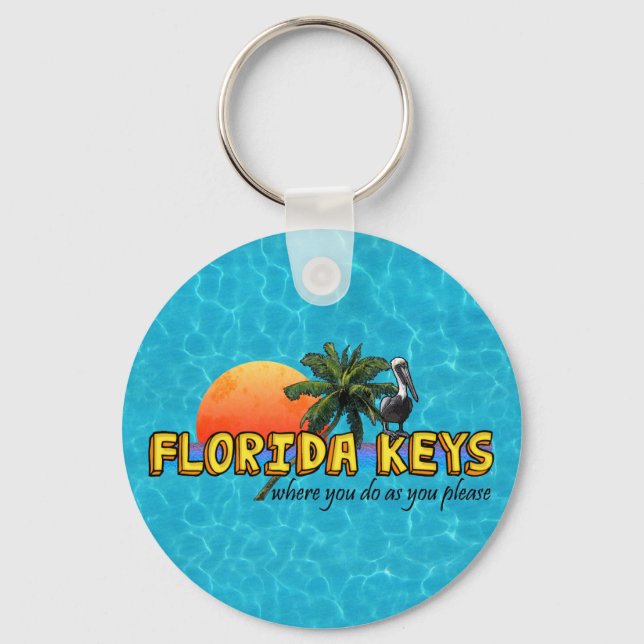Florida Keys Key Ring (Front)