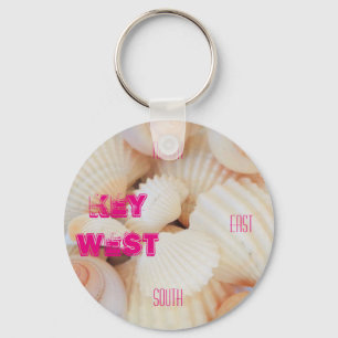 Florida Keys Key West Compass Sea Shells Beach Ring