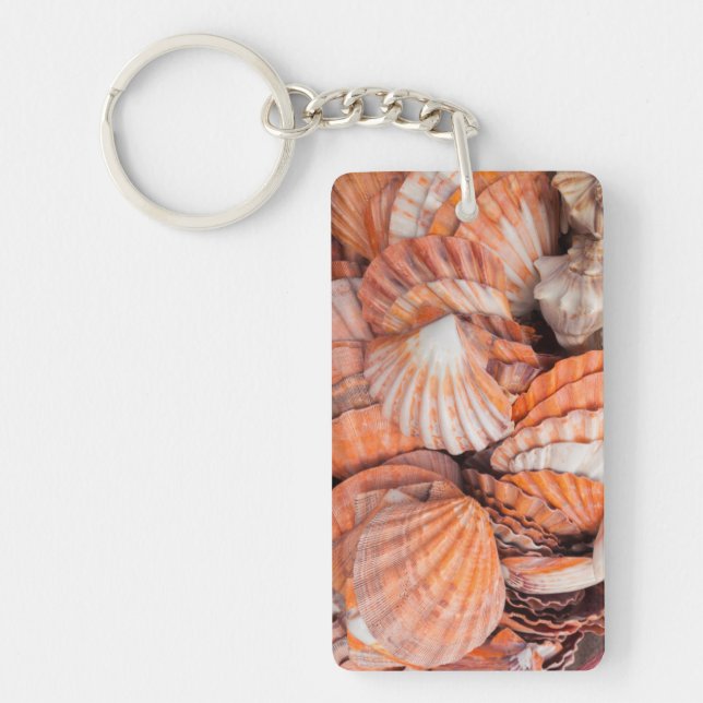 Florida Keys, Key West, seashells Key Ring (Front)