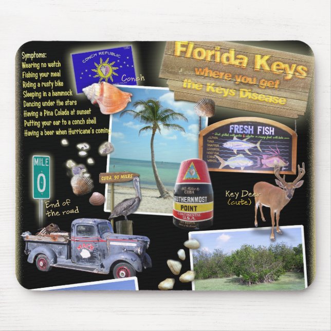 Florida Keys Mouse Mat (Front)