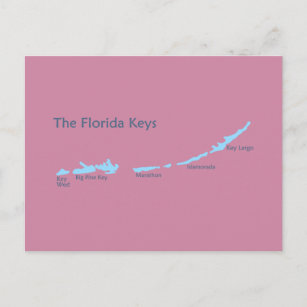 Florida Keys. Postcard