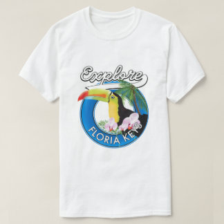 Florida keys retro logo fleece blanket T-Shirt