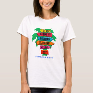 Florida Keys Road Sign T-Shirt