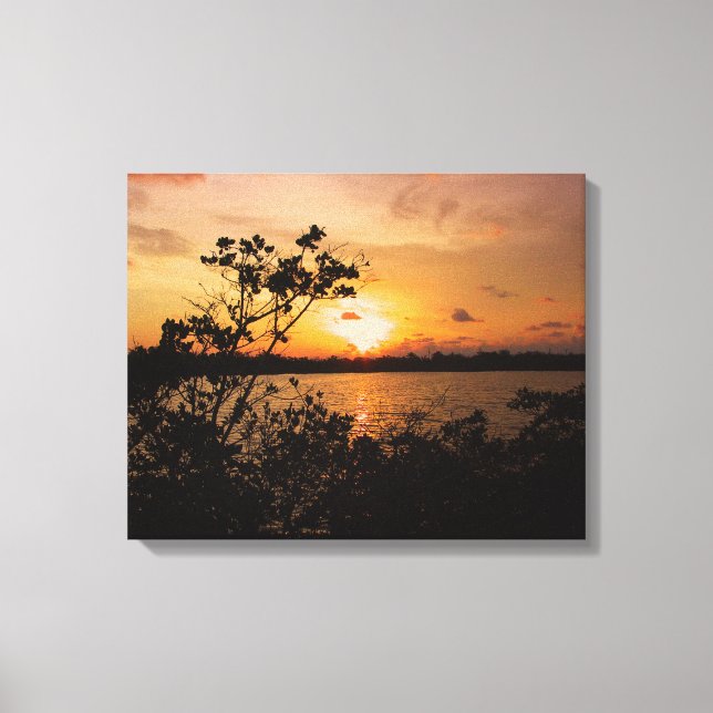 Florida Keys Sunset Canvas Print (Front)