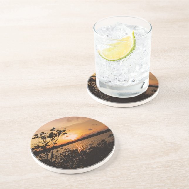 Florida Keys Sunset Coaster (Side)