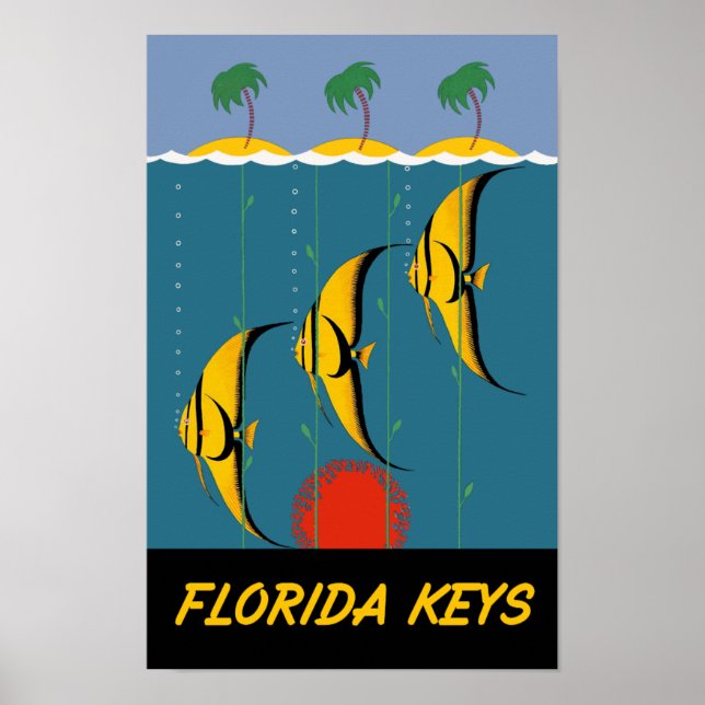 Florida Keys travel poster (Front)