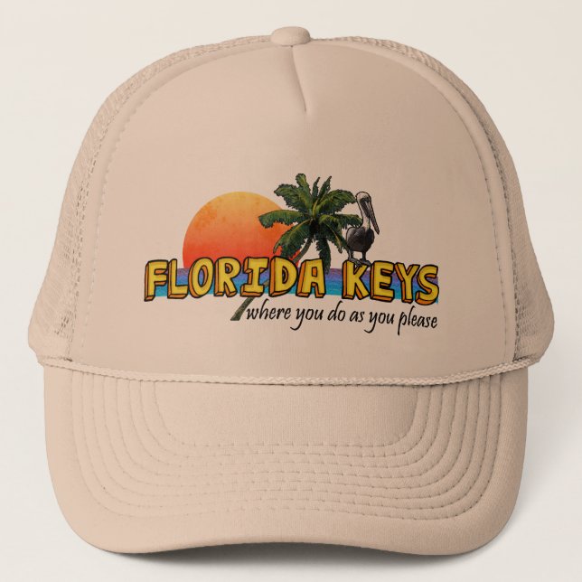 Florida Keys Trucker Hat (Front)