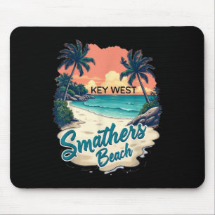 Florida Keys Vintage Key West Smathers Beach Mouse Mat