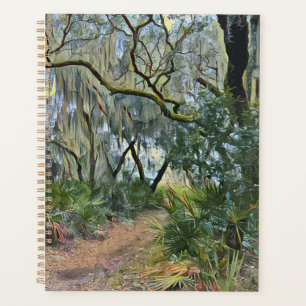 Florida Lace Spanish Moss Impressionist Art Planner