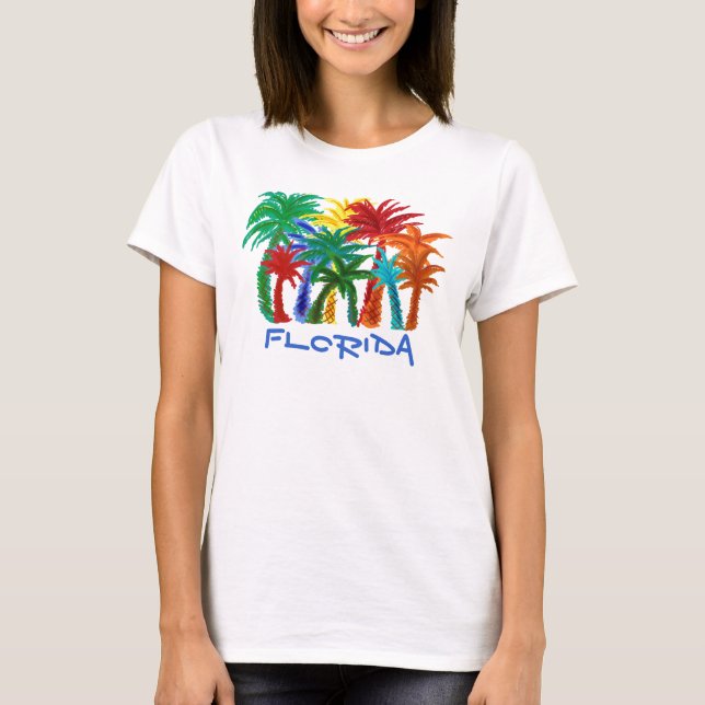 Florida ladies palm tree strap shirt (Front)