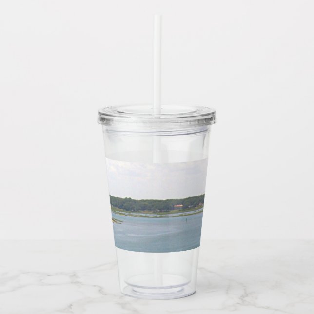 Florida Lake Acrylic Tumbler (Front)