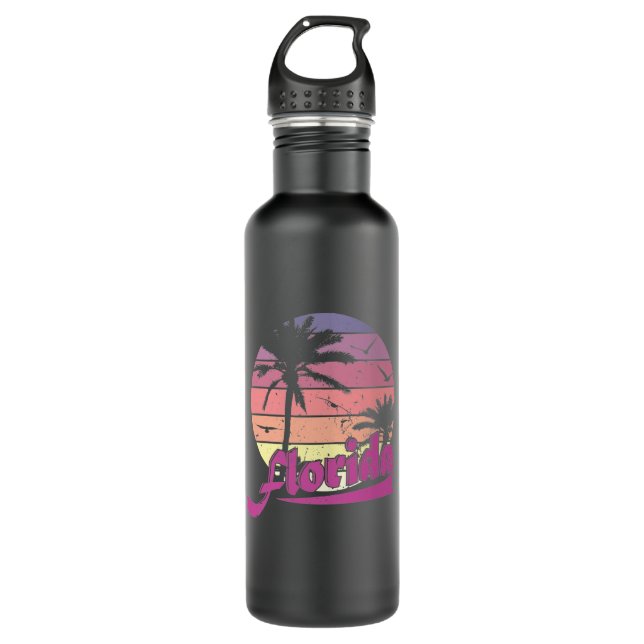 Florida Land of Palm 710 Ml Water Bottle (Front)