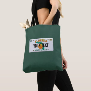 Florida License Plate (customisable) Tote Bag