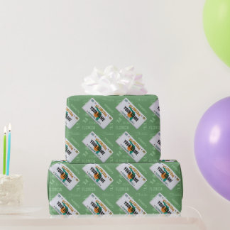 Florida License Plate with your Name Wrapping Paper