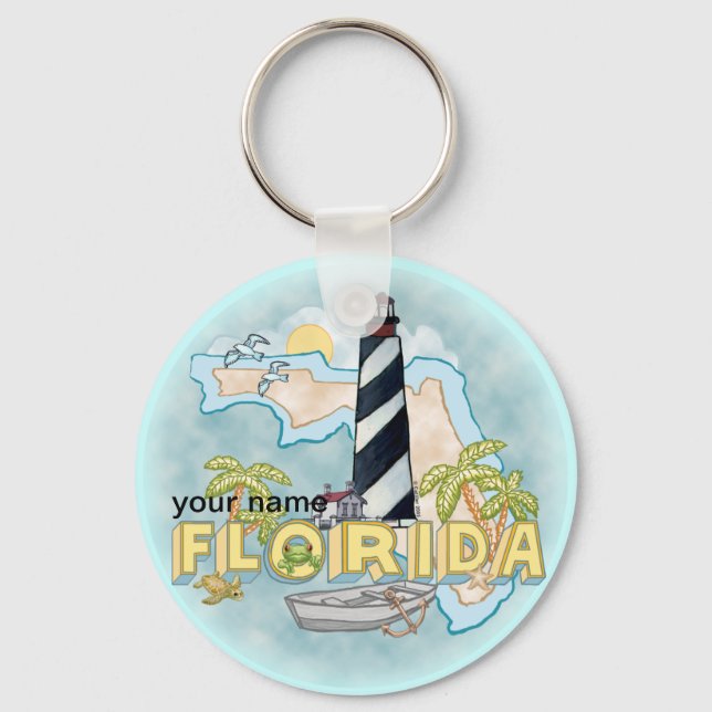 Florida Lighthouse  keychain (Front)