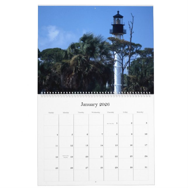 Florida Lighthouses 2011 Calendar (Jan 2026)