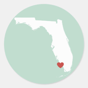Florida Love - Customisable Sticker
