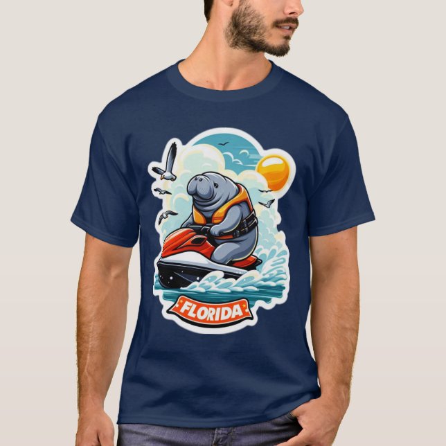 Florida manatee 2 T-Shirt (Front)