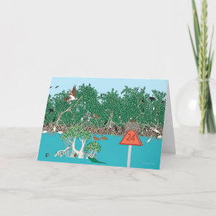Florida Mangroves Note Card