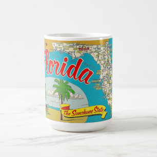 Florida Map  Coffee Mug