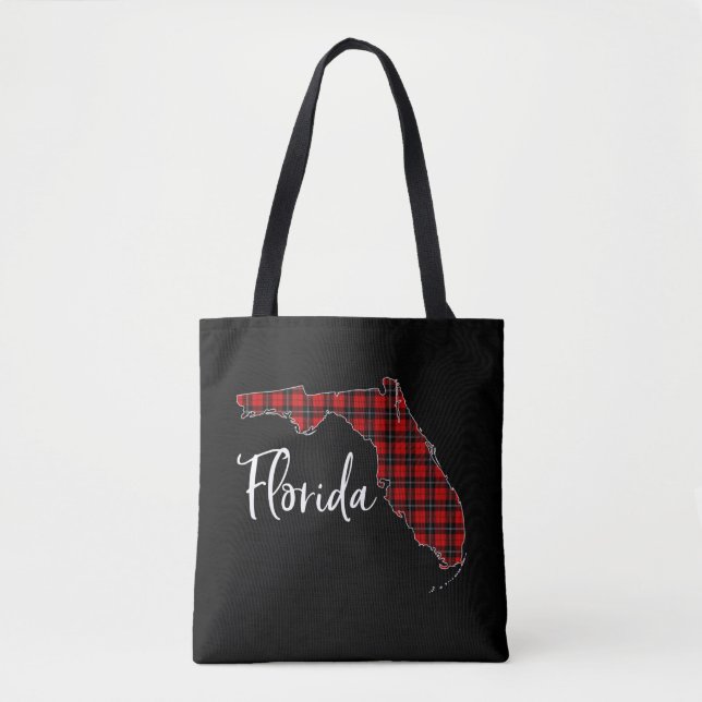 Florida Merry Christmas Happy New Year Xmas Tote Bag (Front)