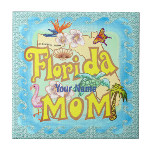 Florida Mum Tile