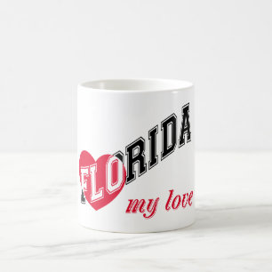 Florida my love coffee mug