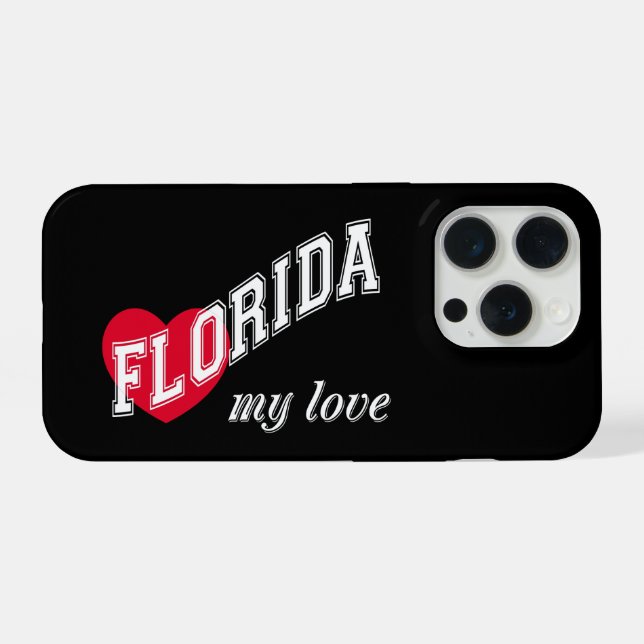 Florida my love iPhone case (Back Horizontal)