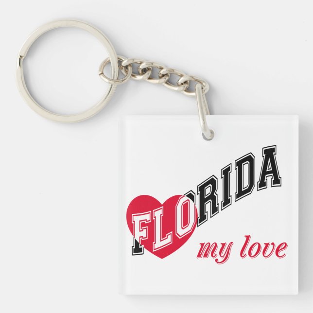 Florida my love key ring (Front)