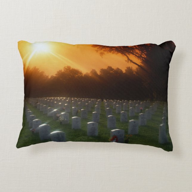 Florida National Cemetery, Bushnell Florida Decorative Cushion (Back)