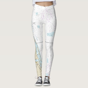 Florida Nautical   Stuart Florida   Treasure Coast Leggings