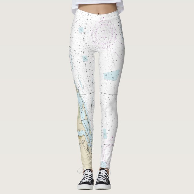 Florida Nautical | Stuart Florida | Treasure Coast Leggings (Front)