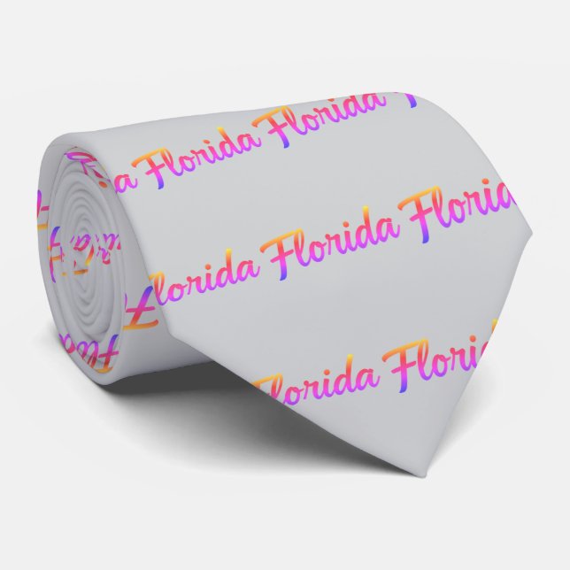 Florida Neck Tie (Rolled)