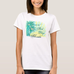 Florida no bad days sunny palms ladies tank