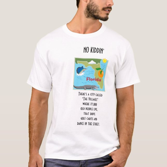 Florida Old People T-Shirt (Front)