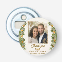 Florida Orange Blossom Floral Wedding magnet