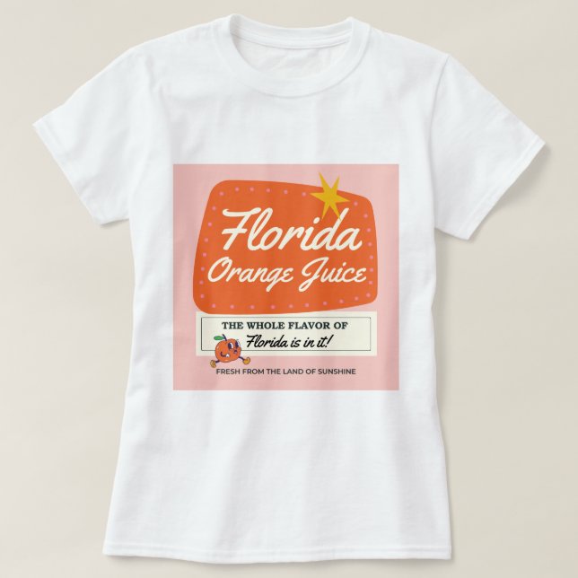 Florida Orange Juice T-Shirt (Design Front)