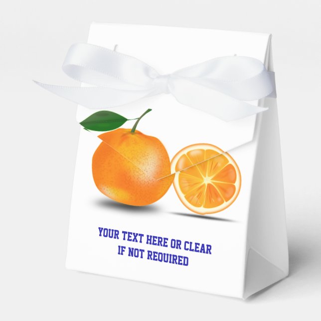 Florida Oranges  Favour Box (Front Side)