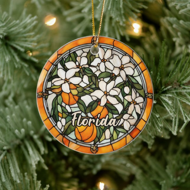 Florida Oranges Ornament (Tree)
