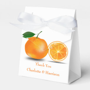Florida Oranges Wedding Favour Box