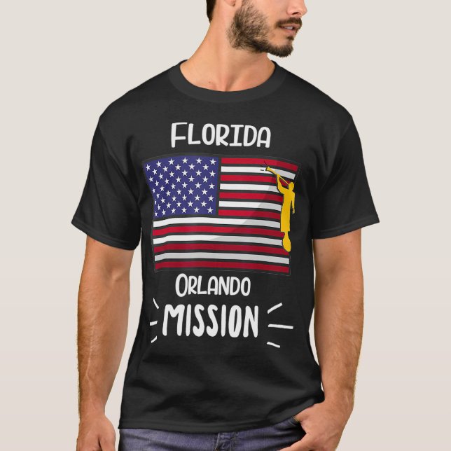 Florida Orlando Mormon LDS Mission Missionary T-Shirt (Front)