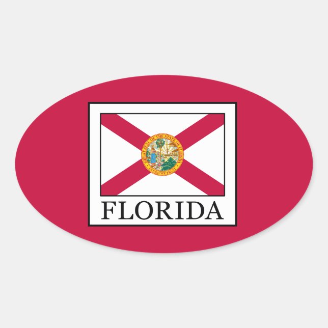 Florida Oval Sticker (Front)