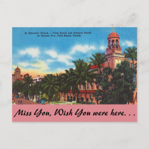 Florida, Palm Beach, Sunrise Avenue Postcard