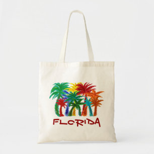 Florida palm trees reusable bag