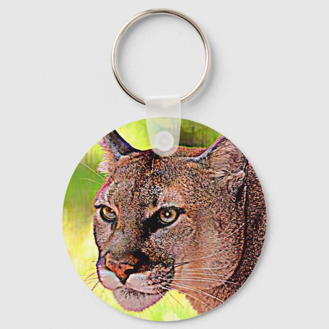 Florida Panther Key Ring (Front)