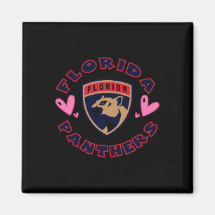 Florida Panthers Valentine Hearts Nhl Officially L Magnet